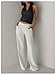 SweatyRocks Women's Backless Draped Satin Halter Tops Sleeveless Elegant Summer Tank Tops Black Small