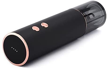 Juego de abrebotellas de vino eléctrico, sacacorchos automático con cortador de papel de aluminio y diseño recargable por USB, herramienta esencial para bar de cocina para camareros y uso doméstico