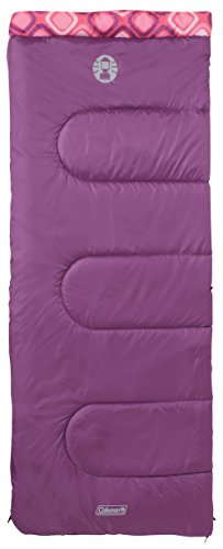 Coleman Salida Rectangular - Saco de Dormir para niños - Violeta 2016
