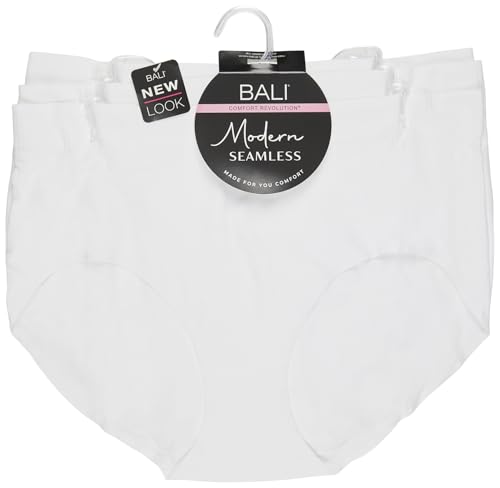 Culotte invisible femme stretch lot de 3 slips sans couture blancs
