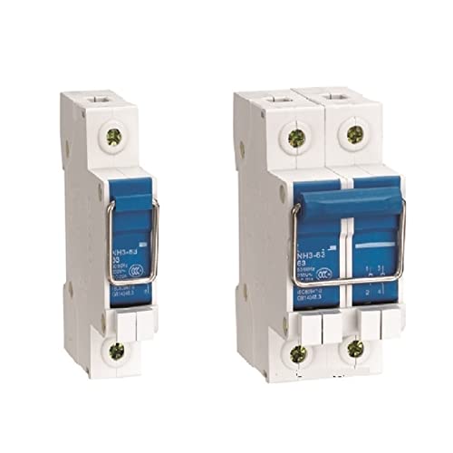 Sectionneur photovoltaïque NH3-63 100A interrupteur isolant réseau monophasé