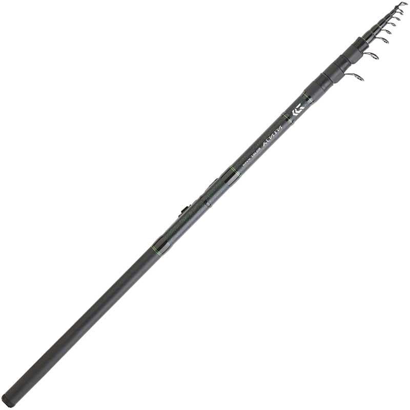 Daiwa Canne Truite Ninja Trout 36 Tr Ssl Telereglable - 3,63 m - 174 g - P.Max.0.22 mm - Enc.70 cm - NJT36TRSSLBF - Equipo para la pesca deportiva