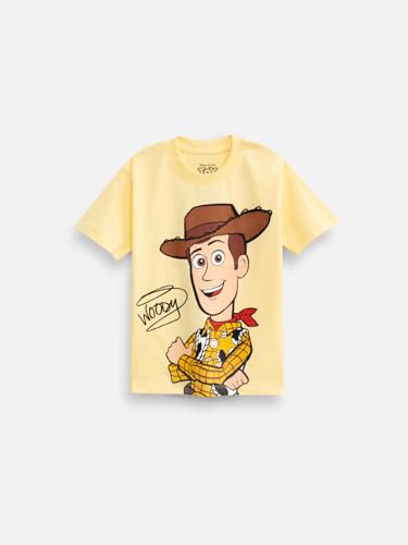 Image of Nap Chief Kids Cotton Official Disney Characters Print Co-Ord Set for Boys & Girls | Half Sleeve T-Shirt & Shorts Set | Soft Casual Summer Wear