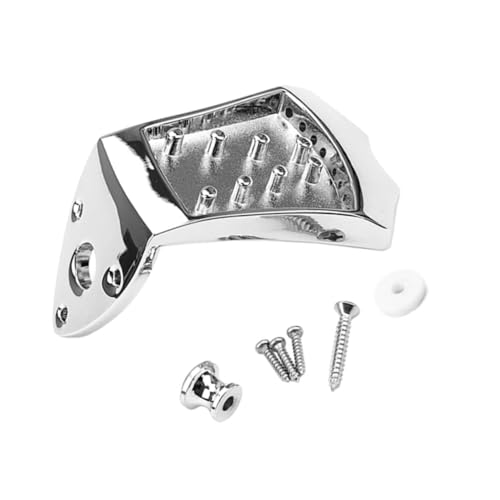 OFFSCH Modern Style Metal Tailpiece for Mandolin Traditional Stringed Instrument Part 8 String Elegance