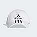 adidas 6P 3S Cap Cotto - Gorra, Unisex Niños, Blanco/Negro, 2/6 años
