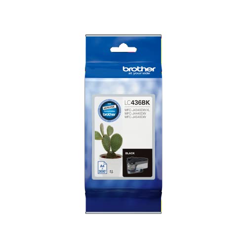 Cartouche brother LC436BK noir 3000 pages : finissez-en avec les pannes d'encre sur MFC-J4540DW