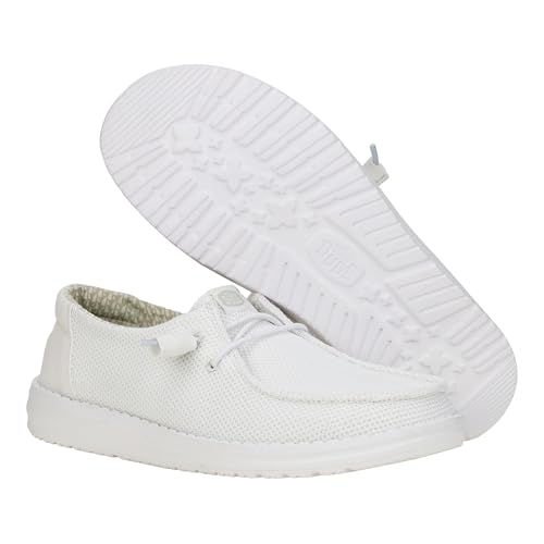 Image of HEYDUDE Women's Wendy Stretch Sox Slip On Loafer | Lightweight Stretch Mesh Easy On | Elastic Laces, Sock Like Fit