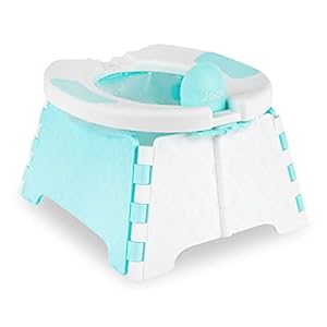 Portable Potty Training Chair with Travel Bag, Foldable, Indoor/Outdoor Use, Camping, Includes 30 Replacement Bags…