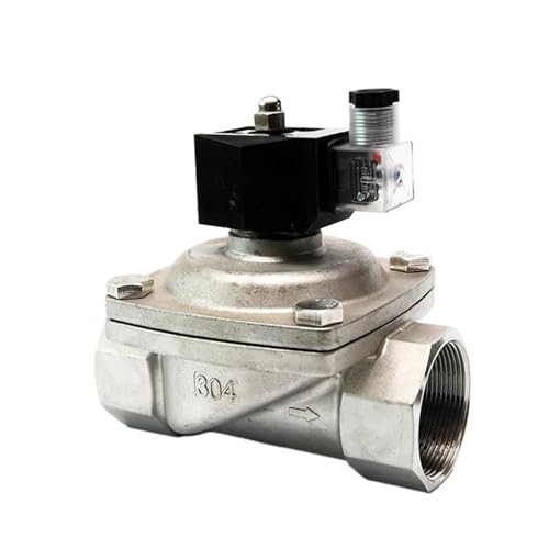 Électrovanne en acier inoxydable 2 pouces BSP étanche IP65 pour contrôle de fluides