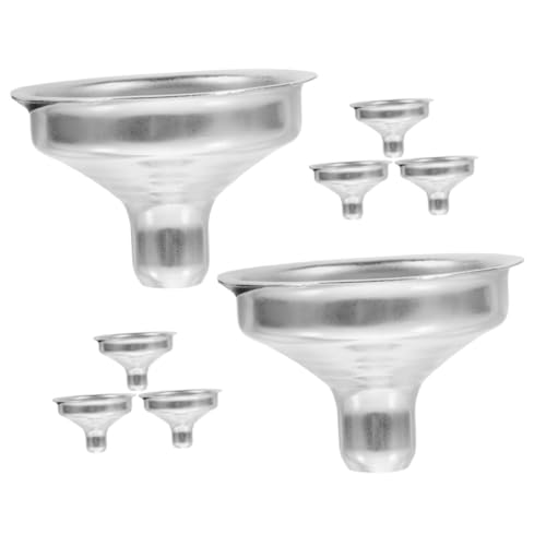 Cabilock 8piezas Embudo Para Botellas Pequeñas Mini Embudo Inoxidable Dispensador De Aceites Esenciales Cabilock 8piezas Embudo Para Botellas Pequeñas Mini Embudo Inoxidable Dispensador De Aceites Esenciales