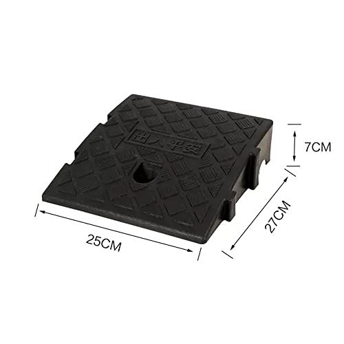 Rampa portátil pequeña de plástico para bordillos y bicicletas miniatura 2