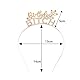 Zcbzbn Damen Geburtstag Krone, Geburtstag Stirnband, Geburtstag Tiara Prinzessin Strass Geburtstag HüNdin Stirnband, Geburtstag Party Supplies, Sweet Birthday Accessories