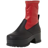 Art 1826 Manchester, Botas de Moda Mujer, Black-Red, 36 EU