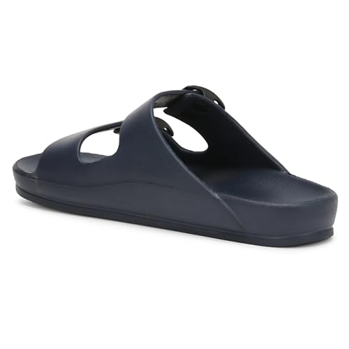 Image of Aqualite NEO-1258 Men Slides Sandal with Slip-on wear, Comfort and Flat Base Sandal for dailywear uses