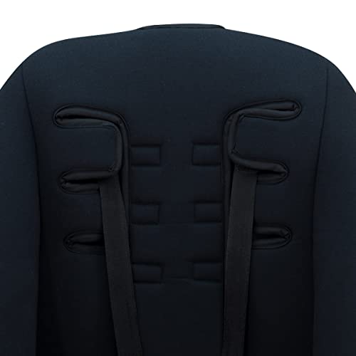 JYOKO Kids Universal 100% Cotton pram Liner for Stroller Compatible with UPPABABY Vista and Cruz (Black Series) - Image 3