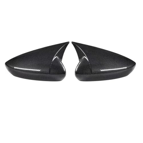 Coque rétroviseur carbone pour Mazda 3 Axela style cornes design premium
