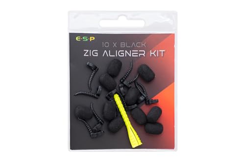 ESP Carp Fishing Zig Alingner Kits 10 Per Pack (Black)
