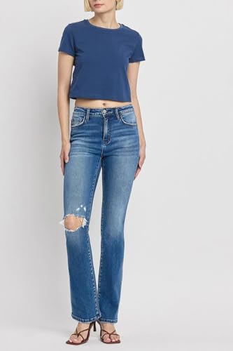 Flying Monkey - Independent Studies - Stretch High Rise Straight Leg Jean3