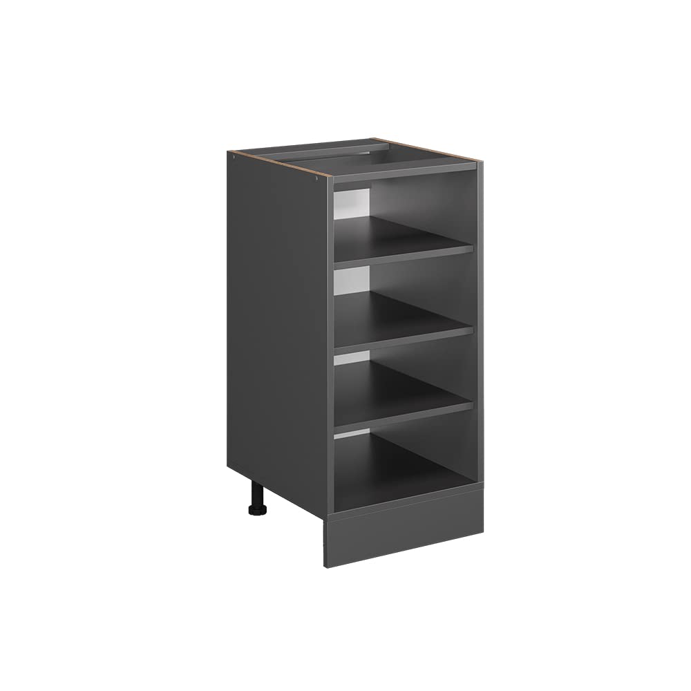 Vicco Scaffale da cucina R-Line, Antracite, 40 cm senza piano di lavoro, per la libera combinazione all'interno di sistemi cucina modulari