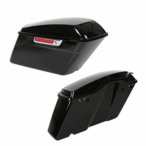 Bolsa rígida para moto con soportes, negro miniatura 3