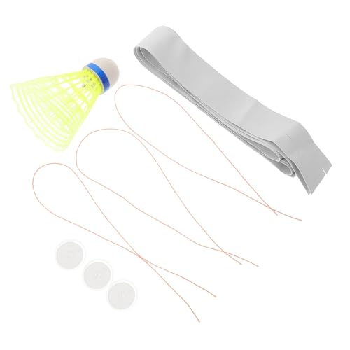 BRIGHTFUFU Badminton Swing Trainer Self-Training Tool Indoor/Outdoor Automatic Rebound Racket Portable Set