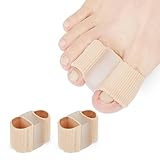 Toe Separators for Overlapping Toes, Hammer Toe Straightener, Toe Spacers Women Men, Gel Toe Separators to Correct Your Toes,Toe Separator for Bunion Pain Relief for Hallux Valgus, Foot Pain (S)
