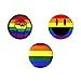Regenbogen Flagge Button, Lesbian Flagge Button, Button Anstecker Gay, 3 Pastell Button Badge Pin Anstecker Ansteckbutton, Support Peace Gay Pride Diversity Abzeichen