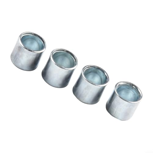 4/8 Pcs 10mm Long Alloy Bearing Spacers for Scooter or Skateboard Wheels, 8mm Inner Diameter for 8mm Axles, Compatible with Push & Stunt Scooters, Inline(Silver 4pcs)
