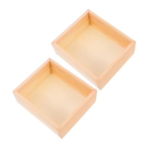 OKUMEYR 2pcs Wooden Sake Cup Holder Box Elegant Japanese Sake Organizer with Authentic Design for Home Kitchens and Sushi Restaurants Portable Storage