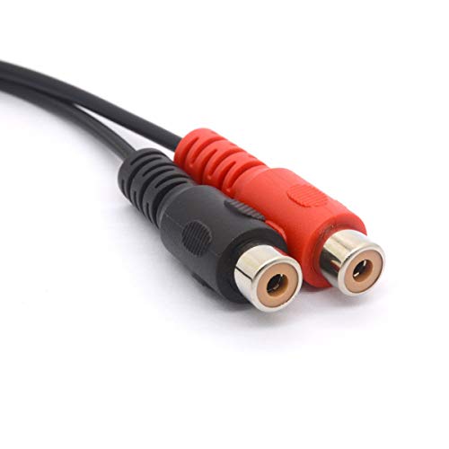 Cable de 6,35 mm a RCA con conectores TRS macho y hembra resistentes 2