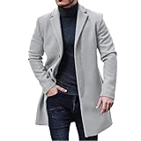 Klassisches Design: 3D-Maßgeschneiderte Herren-Windjacke Aus Wolle, Klassisches Und Modisches Design, Revers, Lange Ärmel, Seitliche Schrägtaschen Und Innentaschen, Ein- Und Zweireihige Knöpfe, Exquisiter Knopfverschluss, Hell Und Langlebig, Zeigt Den Eleganten Charme Von Männern.