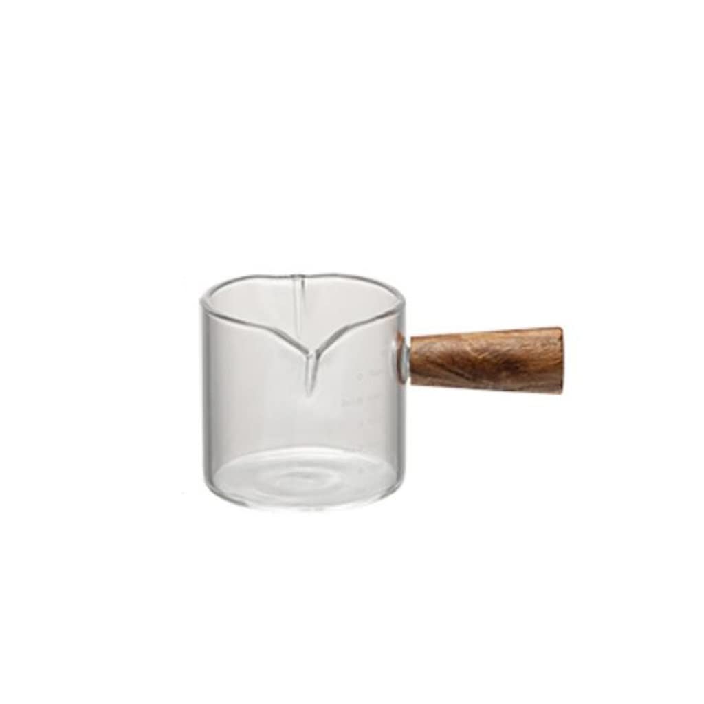 Tasse en verre graduée XMING pour extraction de café et lait 100ml