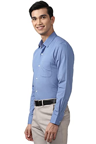 Image of Peter England Men's Solid Slim Fit Shirt