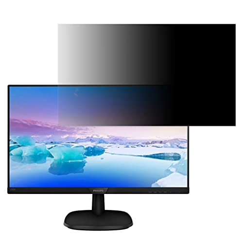 PHILIPS 243V7QJAB/11 23.8インチ 対応 覗き見防止 フィルター プライバシーフィルター パソコンPC モニター 液晶保護フィルム 覗き見防止シート ブルーライトカット 反射防止 セキュリティーのぞき見防止 両面使用可能 着脱簡単 J
