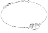 Sterling Silver Tree of Life Bracelet, 7.5