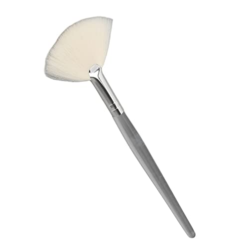 Facial Brushes Fan Mask Brushes Soft Facial Applicator Transparent Handle Cosmetic Flat Facial Brush for Beauty Salon Large - Image 4
