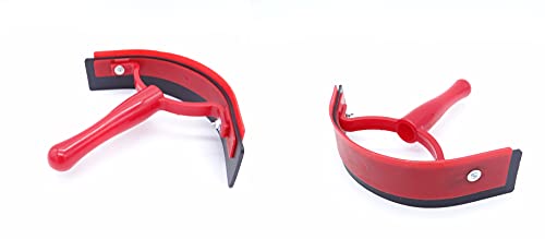 QiK Sports Raspador de suor de cavalo (pacote com 2 vermelhos)