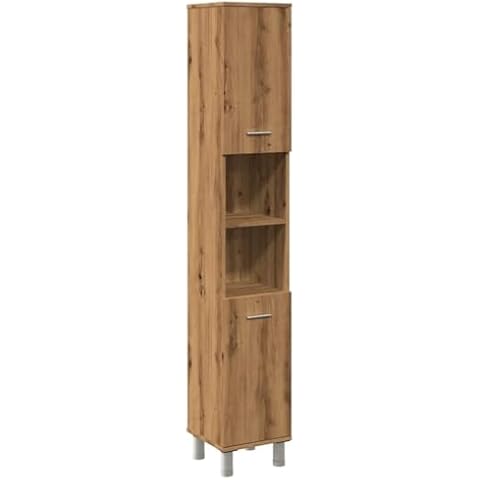 vidaXL Artisan Oak Bathroom Cabinet Storage Cover