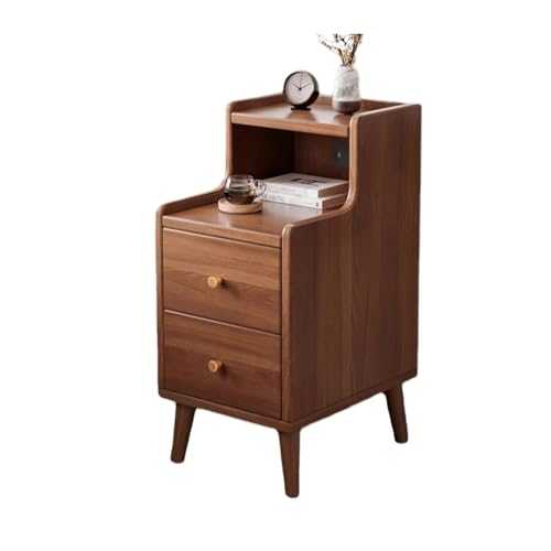 Mesita de noche estilo chino con gran almacenamiento pequeño para organizar el hogar 2
