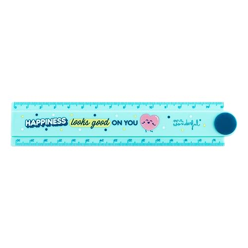 Mr.Wonderful Règle pliable « Happiness looks good on you »