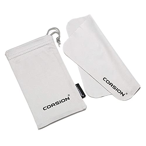 COASION Kinder Pilotenbrille mit Edelstahl Metall Gestell, verspiegelt oder getönt, Fliegerbrille, Sonnenbrille (A6 Schwarzer Rahmen/Graulinse)