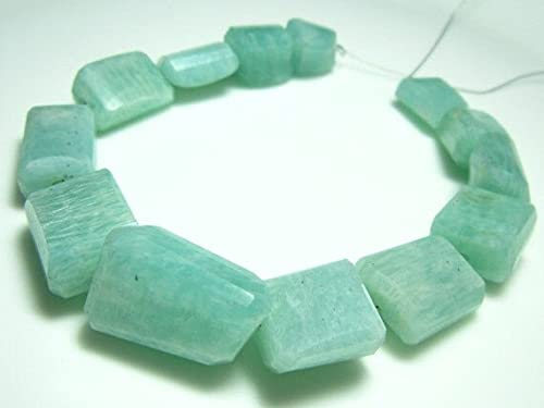 Amazonite perles nuggets de 8" pour offrir un kit de création de bijoux personnalisés
