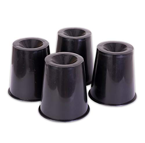 Annote Patas de Elefante para Camas – 4 Unidades - Elevadores de Muebles – Elevador cama 15 Cm – Tacos para Sillas patas para Muebles – Alzas cama o Elevadores cónicos Mesas - 200 kg