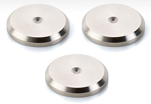Clearaudio Stainless-Steel Spike-Plates - AC049 (Set of 3)