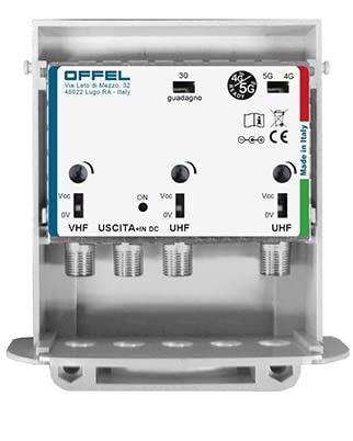 Centrale Offel Con 3 Ingressi Vhf-Uhf-Uhf Per Antenna