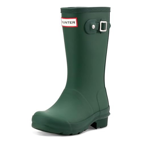 Hunter Big Kids Original Rain Boot Hunter Green 3