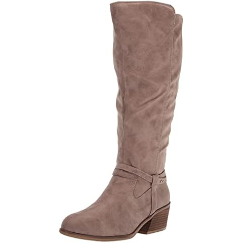 Dr. Scholl's Shoes Women's Liberate Knee High Boot, Taupe Fabric, 6.5 UK Cover