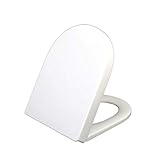 Dieser Toilettendeckel kann sicher auf jeden Standard-Toilettensitz geschnappt werden, um seine Hhe zu erhhen.