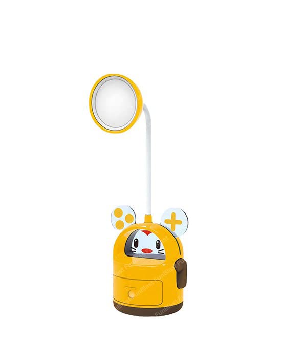FunBlast Table Lamp - Cute Animal Design Desk Lamp, 2 in 1 Study Desk LED Lamp, Rechargeable Desk Lamp with Sharpener, Study Desk Light for Study Room/Home, Office (C) Multicolour-image-26