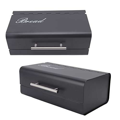 Panera de gran capacidad Naroote en hierro gris oscuro de 36 cm 3